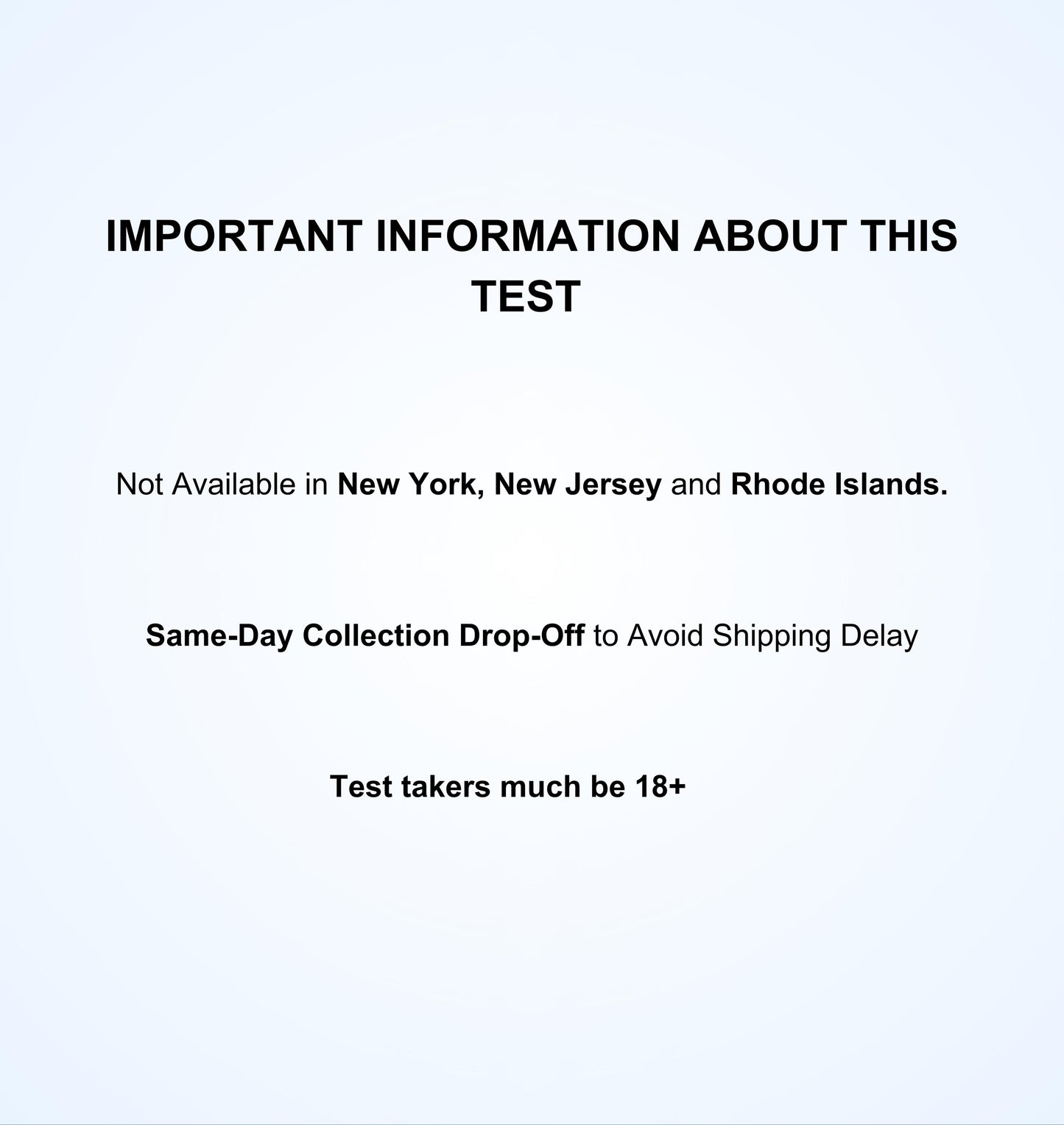 General Wellness Test